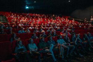 A cinema audience